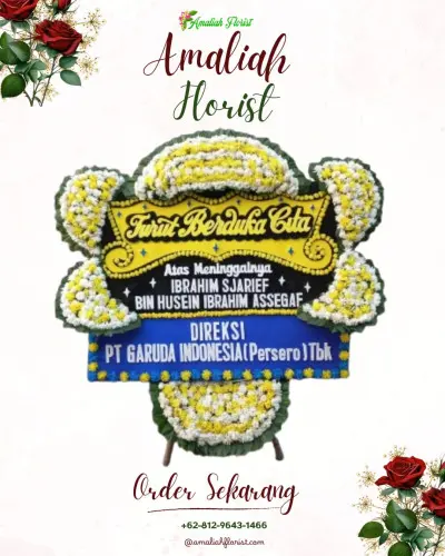 Papan Bunga Duka di Gading Raya Golf Club
